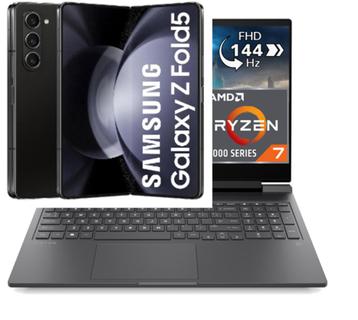 Samsung Galaxy Z Fold 5 met HP Victus 16-s0010nf beschikbaar voor biedingen