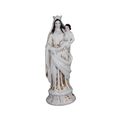 Grande sainte vierge Marie 19ème en Vieux Bruxelles, Antiquités & Art, Antiquités | Porcelaine, Enlèvement ou Envoi