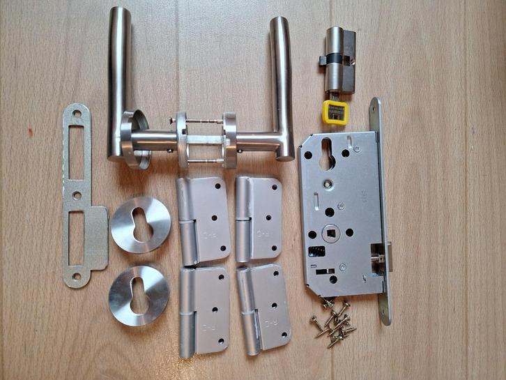 binnendeuren beslag, Doe-het-zelf en Bouw, Deuren en Vliegenramen, Zo goed als nieuw, Binnendeur, Metaal, Ophalen