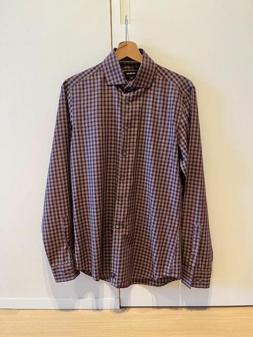 Overhemd Strellson, Kleding | Heren, Overhemden, Zo goed als nieuw, Halswijdte 38 (S) of kleiner, Rood, Ophalen of Verzenden