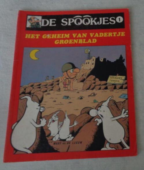 DE SPOOKJES 1 Het geheim van vadertje Groenblad 1983 stripal, Boeken, Stripverhalen, Gelezen, Ophalen of Verzenden