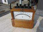 Antieke voltmeter in prachtige originele staat !, Ophalen of Verzenden