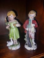 Jager en Vrouw Beeldjes 2 stuks, Ophalen, Zo goed als nieuw
