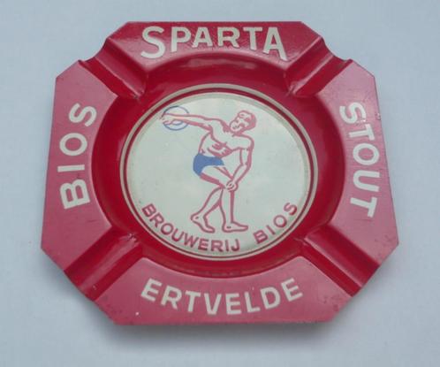 ASBAKJE BROUWERIJ BIOS SPARTA STOUT ERTVELDE CA 1955, Verzamelen, Biermerken, Zo goed als nieuw, Overige typen, Overige merken
