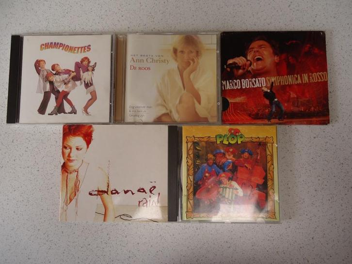 Lot 60 met 5 CD's van Championettes, Ann Christy, Marco Bors, Cd's en Dvd's, Cd's | Pop, Gebruikt, Ophalen of Verzenden