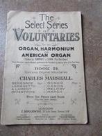 partition The Select Series of Voluntaries by Ch Marshall, Muziek en Instrumenten, Ophalen, Gebruikt