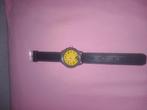 Zwart-geel puma horloge, Handtassen en Accessoires, Horloges | Kinderen, Ophalen, Zo goed als nieuw, Zwart, Jongen of Meisje