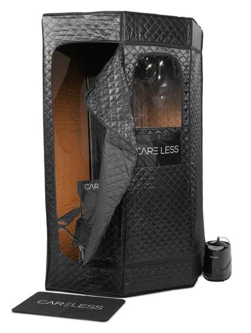 CARLESS SAUNA COMPACT MET STOOMGENERATOR IN NIEUWSTAAT, Sport en Fitness, Sauna, Ophalen