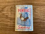 Oud etiket PONTIAC, Verzamelen, Foto's en Prenten, Ophalen of Verzenden, Gebruikt, Overige onderwerpen, Prent