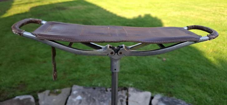 Perchoir vintage - canne de marche avec siège, Divers, Bâtons de marche, Utilisé, Pliable, Enlèvement ou Envoi