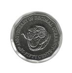 Australië, 50 Cents 1991, 25th Ann. of Decimal Currency., Postzegels en Munten, Munten | Oceanië, Ophalen of Verzenden, Losse munt