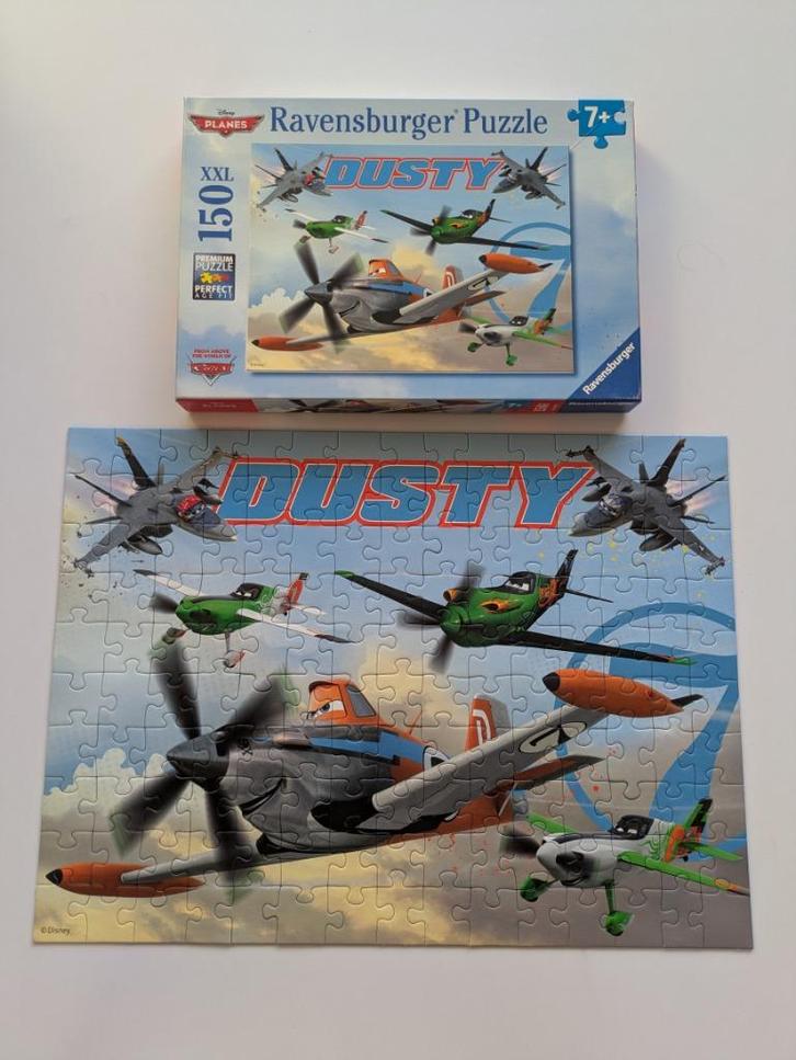 Puzzel Planes 150 stukken XXL formaat, Kinderen en Baby's, Speelgoed | Kinderpuzzels, Zo goed als nieuw, 6 jaar of ouder, Meer dan 50 stukjes