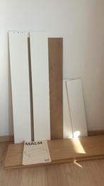 Bedlade Ikea Malm, Huis en Inrichting, Slaapkamer | Bedden, Ophalen, 100 cm, Beige, Tweepersoons