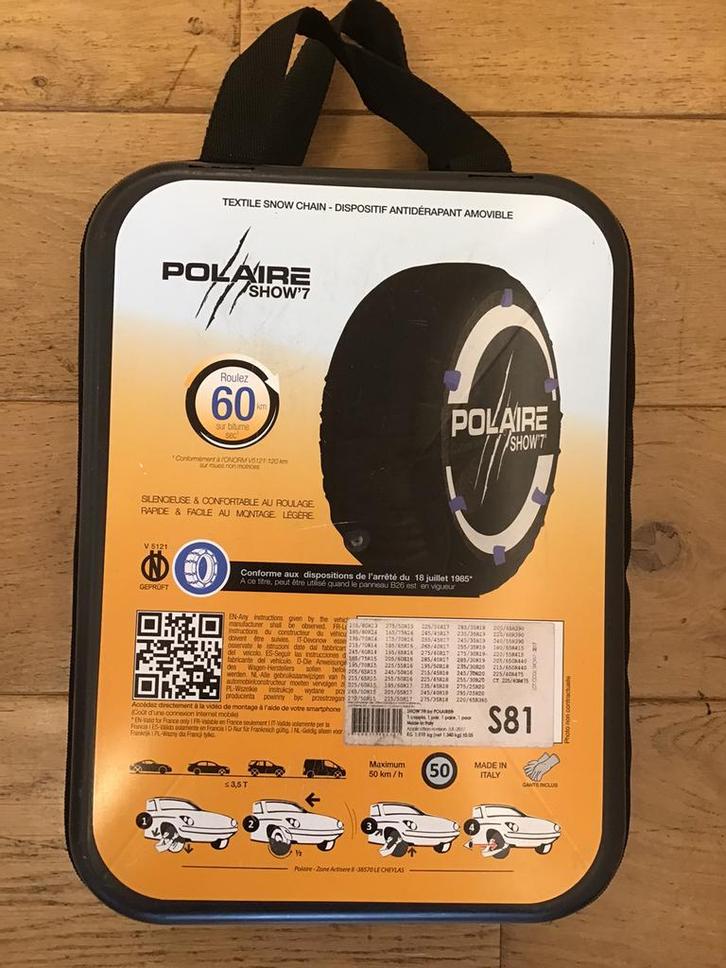 Chaine à neige textile Show’7 NEUVE S81, Autos : Divers, Chaînes, Neuf