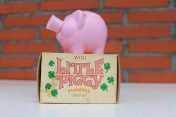 Vintage Avon Little Piggy Shampoo 150ml in doosje (spaarpot) beschikbaar voor biedingen