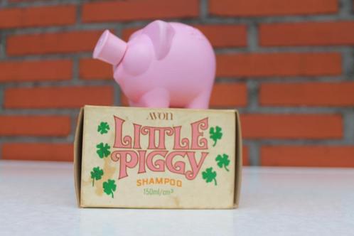 Vintage Avon Little Piggy Shampoo 150ml in doosje (spaarpot), Handtassen en Accessoires, Uiterlijk | Haarverzorging, Nieuw, Shampoo of Conditioner