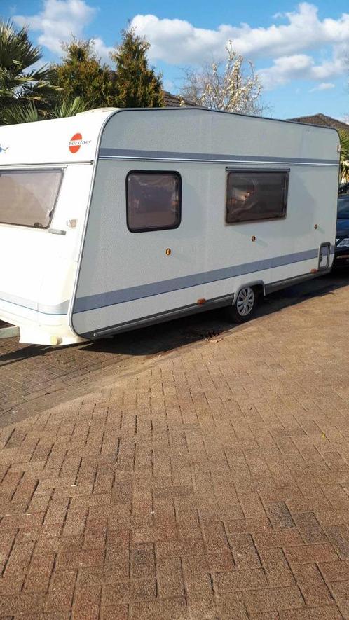 burstner city 450 supermooie caravan zgan voortent, Caravans en Kamperen, Caravans, Particulier, tot en met 4, 750 - 1000 kg, Treinzit