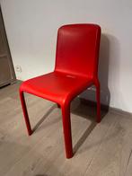 Stoel rood, Maison & Meubles, Chaises, Enlèvement, Comme neuf, Rouge, Synthétique