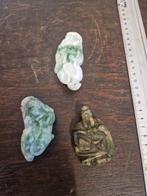 Oude chinese jade beeldjes, Antiek en Kunst, Kunst | Beelden en Houtsnijwerken, Ophalen of Verzenden