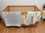 Houten kinderbed met matras en toebehoren Aerosleep, Ophalen, Gebruikt