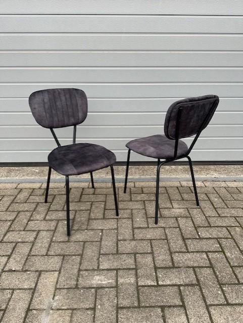 72 restaurant bistro stoelen antraciet adore garbo nieuw!, Antiek en Kunst, Antiek | Meubels | Stoelen en Sofa's, Ophalen