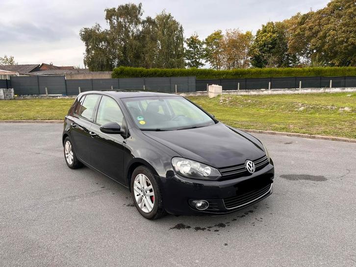 Volkswagen golf 6, Auto's, Volkswagen, Particulier, Golf, Diesel, Euro 5, Berline, 5 deurs, Handgeschakeld, Zwart, Alcantara, Ophalen
