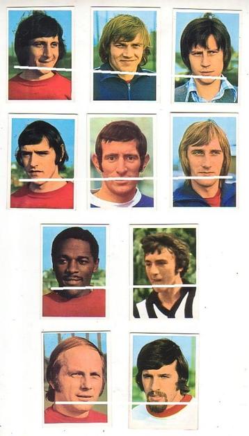 Vanderhout/SV Waregem 73 - 74/10 pièces, Envoi, Comme neuf, Affiche, Image ou Autocollant