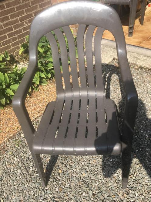 tuinstoelen terrasstoelen, Tuin en Terras, Tuinstoelen, Zo goed als nieuw, Kunststof, Stapelbaar, Ophalen
