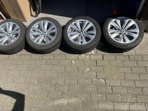 BMW velgen met winterbanden, Auto-onderdelen, Banden en Velgen, Velg(en), Winterbanden, 18 inch, 245 mm, Personenwagen, Gebruikt