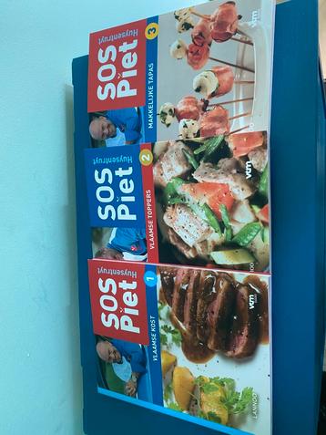 3 kookboeken sos piet beschikbaar voor biedingen