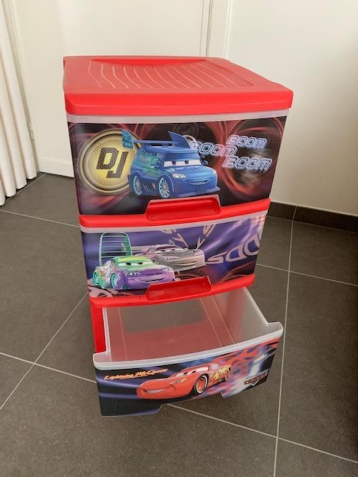 Ladenblok op wieltjes - Disney Cars, Kinderen en Baby's, Kinderkamer | Inrichting en Decoratie, Zo goed als nieuw, Ophalen