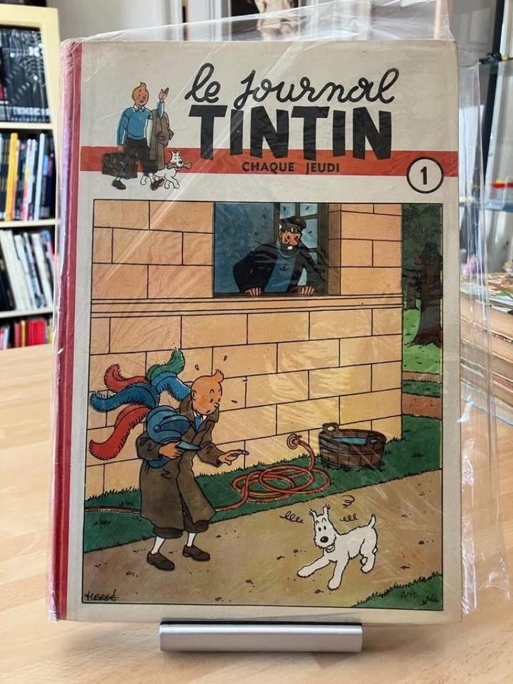 LE JOURNAL DE TINTIN N1 de 1946 Recueil, édition belge RARE, Boeken, Stripverhalen, Eén stripboek, Ophalen