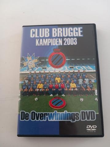 DVD Club Brugge Champion 2003 Sports Football bleu-noir