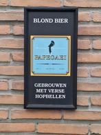 Publicité pour la bière Papegaei., Enlèvement, Comme neuf, Panneau, Plaque ou Plaquette publicitaire