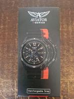 Aviator smartwatch with interchangeable strap, Handtassen en Accessoires, Horloges | Heren, Ophalen of Verzenden, Nieuw