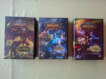 3 x set World of warcraft trading card game beschikbaar voor biedingen