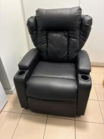 Relax zetel, Huis en Inrichting, Ophalen, Minder dan 75 cm, Leer, Zo goed als nieuw