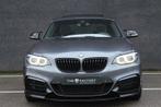 BMW 240 Automaat - Navi Pro - Harman - Open dak - Leder -., Autos, Cuir, Argent ou Gris, Euro 6, Noir