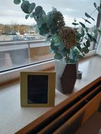 Groen lederen fotolijst 10x15 cm, Audio, Tv en Foto, Fotografie | Fotolijsten, Ophalen, Gebruikt