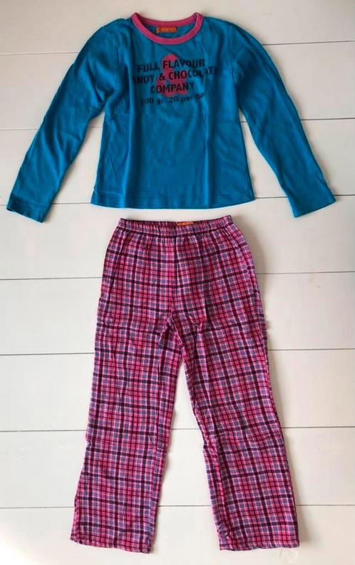 tweedelige pyjama meisjes Hema 134 140, Kinderen en Baby's, Kinderkleding | Maat 134, Gebruikt, Meisje, Nacht- of Onderkleding