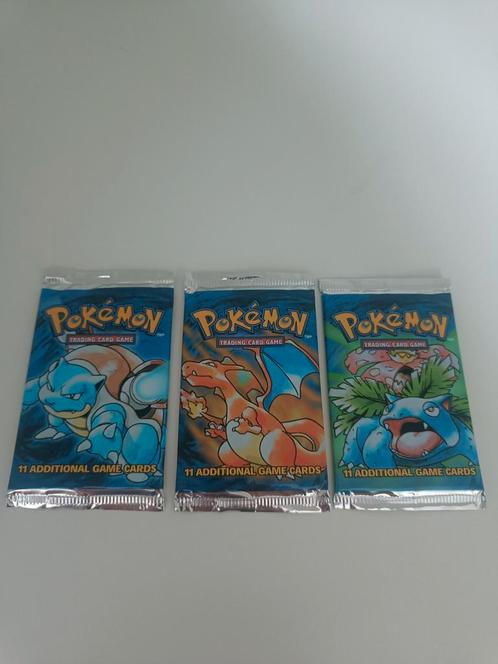 Pokémon base set boosters WOTC, Hobby en Vrije tijd, Verzamelkaartspellen | Pokémon, Zo goed als nieuw, Booster, Foil, Ophalen of Verzenden