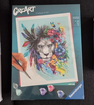 Schilderen op nummer beschikbaar voor biedingen