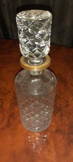 Karaf met kristalalcohol en kurk, Ophalen