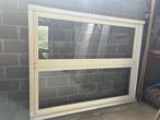 Raam in isolerend glas in wit  pvc, Doe-het-zelf en Bouw, Glas en Ramen, Ophalen
