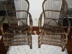 2 mooie rotan fauteuils, Huis en Inrichting, Fauteuils, Ophalen, Minder dan 75 cm, Riet of Rotan, Zo goed als nieuw