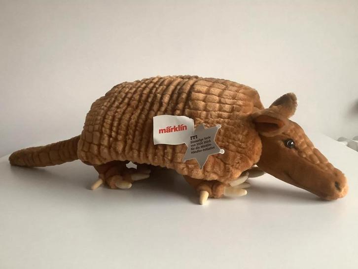 Zeldzaam groot Steiff - Märklin gordeldier ltd edition, Hobby en Vrije tijd, Modeltreinen | H0, Nieuw, Overige typen, Märklin