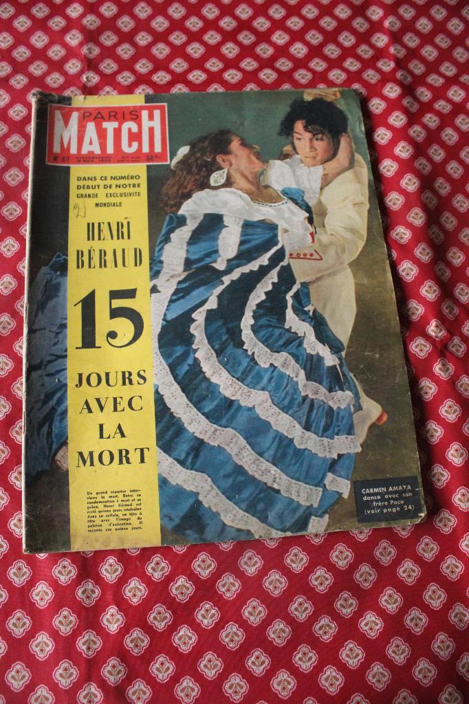 30 PARIS - MATCH  -  année  50/60, Boeken, Tijdschriften en Kranten, Gelezen, Krant, Ophalen of Verzenden