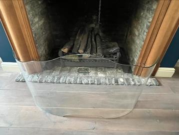 Haardscherm glas, Huis en Inrichting, Haarden, Ophalen, Zo goed als nieuw