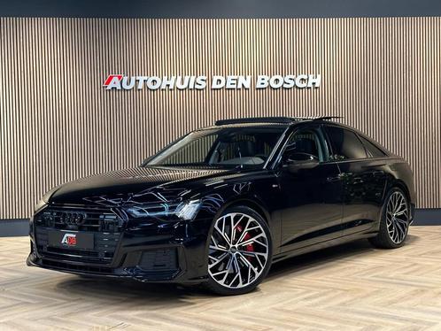 Audi A6 Limousine 55 TFSI e Quattro Competition 367PK S Line, Auto's, Audi, Bedrijf, Te koop, A6, 360° camera, 4x4, ABS, Achteruitrijcamera