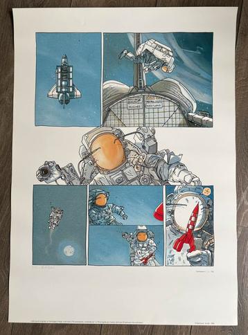 Tintin lune hommage beschikbaar voor biedingen